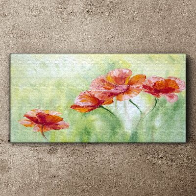 Flowers in pastel shades Canvas Wall art