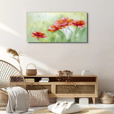 Flowers in pastel shades Canvas Wall art