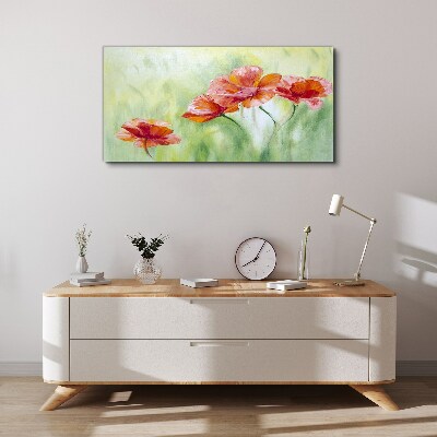 Flowers in pastel shades Canvas Wall art