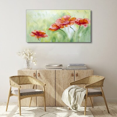 Flowers in pastel shades Canvas Wall art