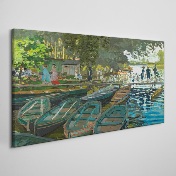 La Grenouillere Monet Canvas print