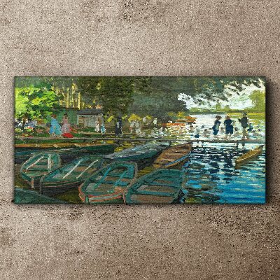 La Grenouillere Monet Canvas print