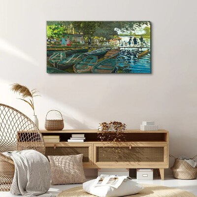 La Grenouillere Monet Canvas print