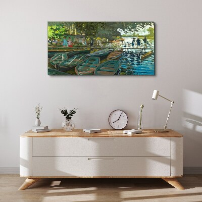 La Grenouillere Monet Canvas print