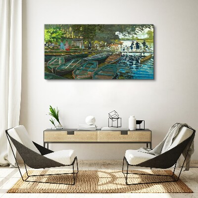 La Grenouillere Monet Canvas print