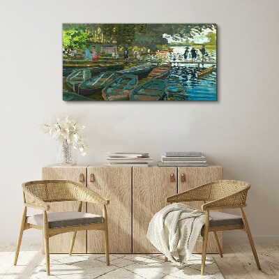 La Grenouillere Monet Canvas print