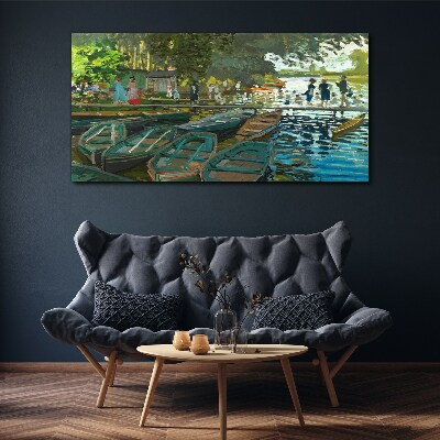 La Grenouillere Monet Canvas print