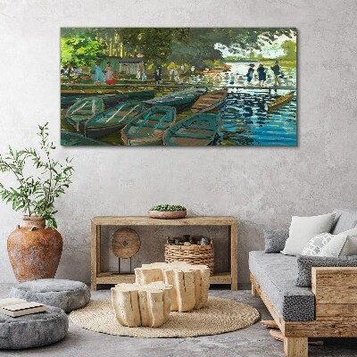 La Grenouillere Monet Canvas print
