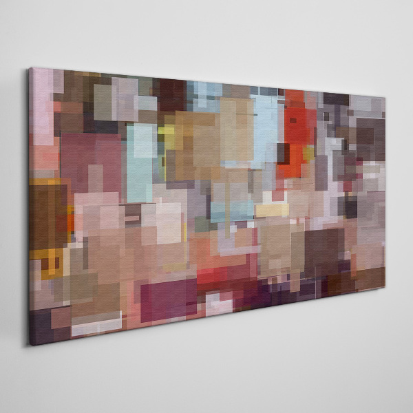 Abstract Mosaic of Colors Canvas print