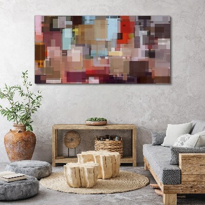 Abstract Mosaic of Colors Canvas print