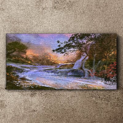 Painting nature Canvas print
