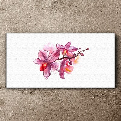 Flowers branch plant Canvas Wall art