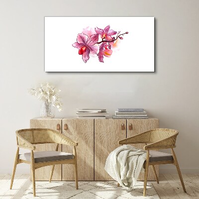 Flowers branch plant Canvas Wall art