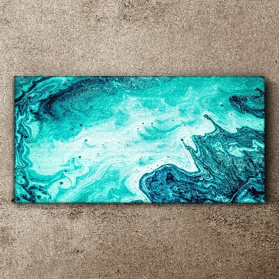 Blue waves in the sea depths Canvas Wall art