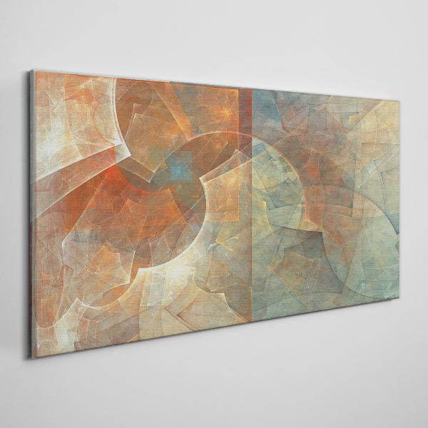 Abstract composition of colors Canvas print
