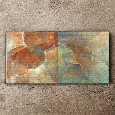 Abstract composition of colors Canvas print