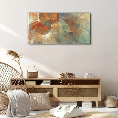 Abstract composition of colors Canvas print