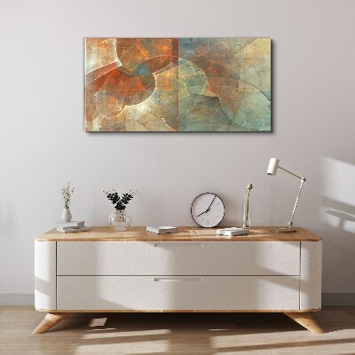 Abstract composition of colors Canvas print