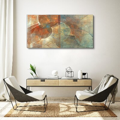 Abstract composition of colors Canvas print