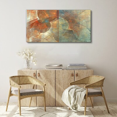 Abstract composition of colors Canvas print