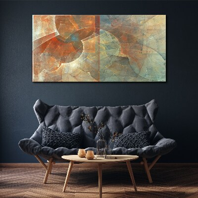 Abstract composition of colors Canvas print