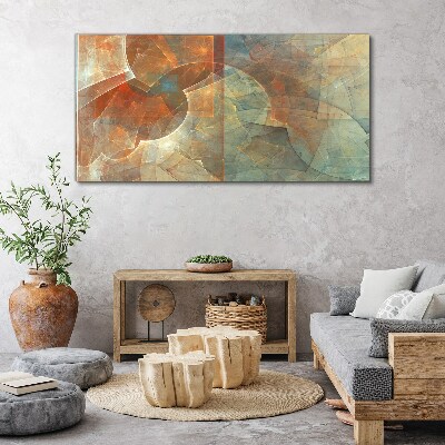 Abstract composition of colors Canvas print