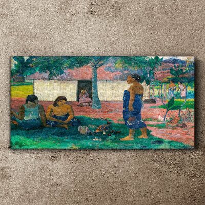 Relax in a tropical garden Canvas print