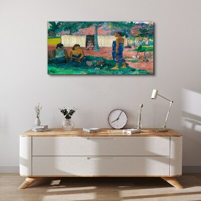 Relax in a tropical garden Canvas print