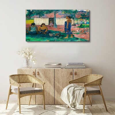 Relax in a tropical garden Canvas print