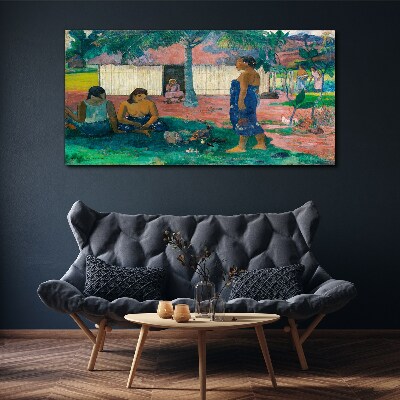 Relax in a tropical garden Canvas print