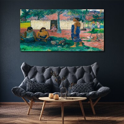 Why are you angry gauguin Canvas print