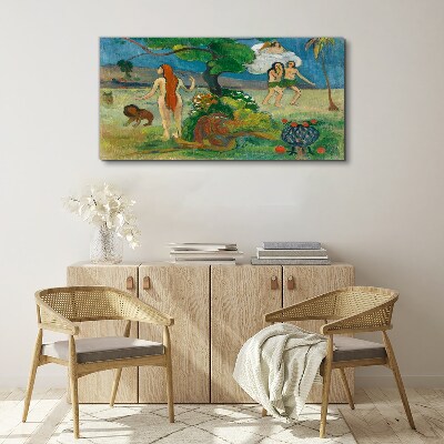 Le paradis perdu gauguin Canvas print