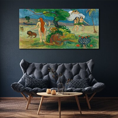 Le paradis perdu gauguin Canvas print