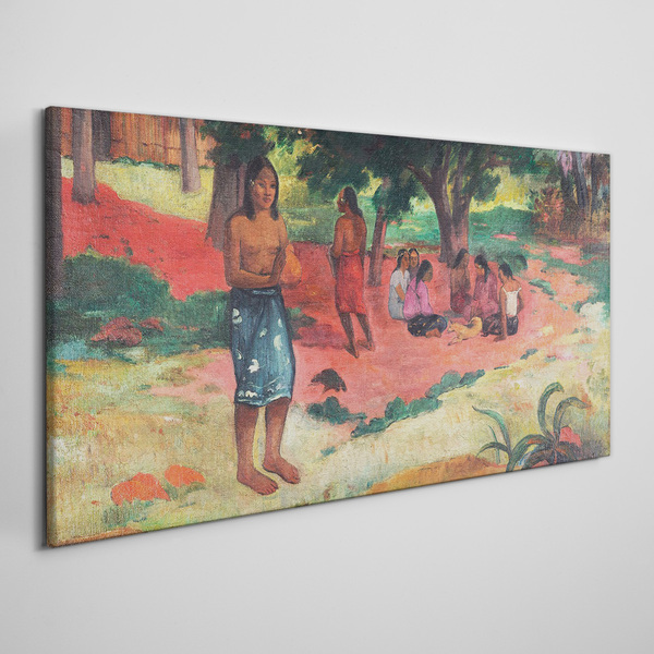 A Scene from Life in Hawaii Canvas print