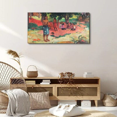 A Scene from Life in Hawaii Canvas print