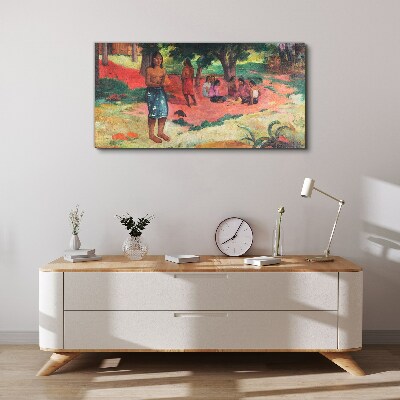 A Scene from Life in Hawaii Canvas print