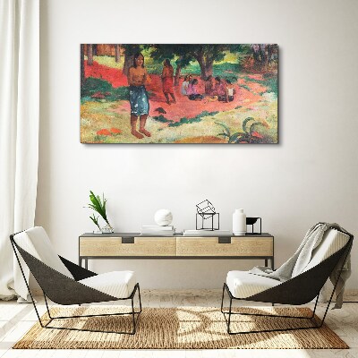 A Scene from Life in Hawaii Canvas print