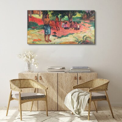 A Scene from Life in Hawaii Canvas print