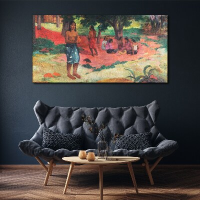 A Scene from Life in Hawaii Canvas print