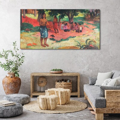 A Scene from Life in Hawaii Canvas print