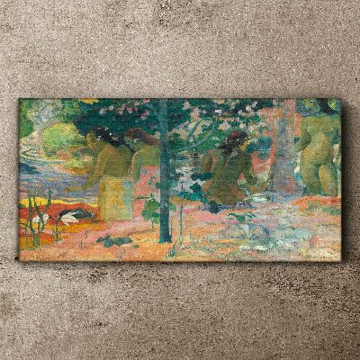 Women by the water Canvas print