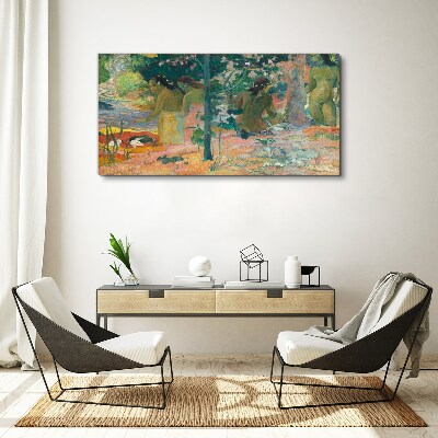 Women by the water Canvas print