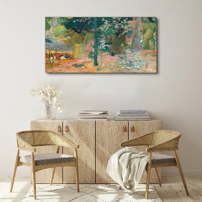 Women by the water Canvas print
