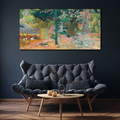 Women by the water Canvas print