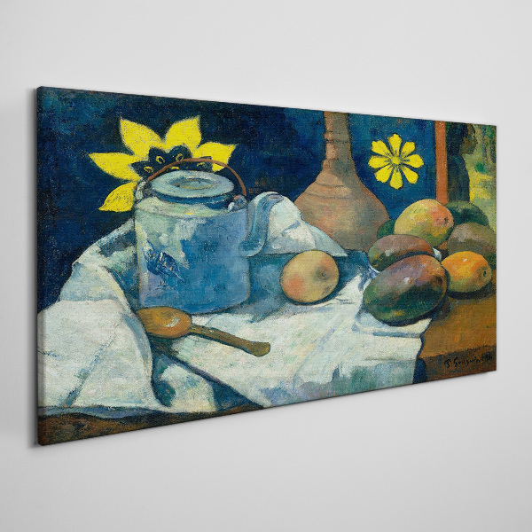 Still life with flower Canvas print