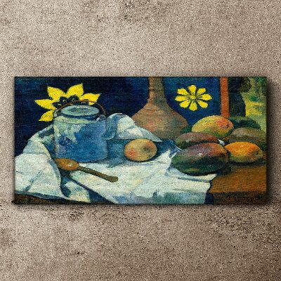 Still life with flower Canvas print