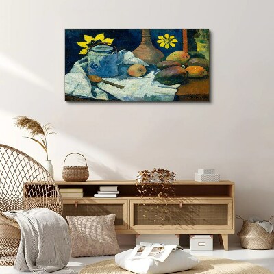 Still life with flower Canvas print