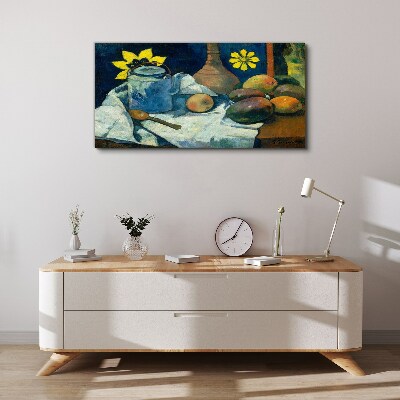 Still life with flower Canvas print