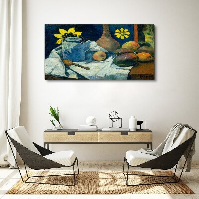 Still life with flower Canvas print
