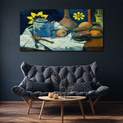 Still life with flower Canvas print